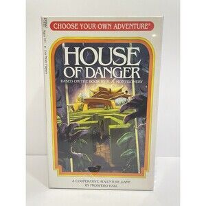 House of Danger Board Game Z-Man Games Let's You Choose Your Own Adventure NIB